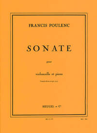 FRANCIS POULENC - SONATE POUR VIOLONCELLE ET PIANO