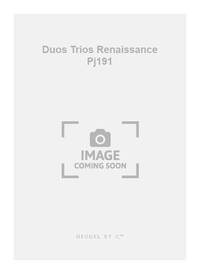 CASTRO AGNEL DUOS TRIOS RENAISSANCE PJ191 BONJOUR MON COEUR 3 PART