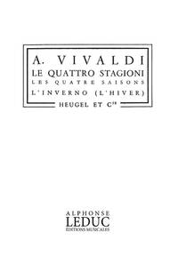 VIVALDI ANTONIO LES 4 SAISONS L'HIVER PH245 ORCHESTRA SCORE