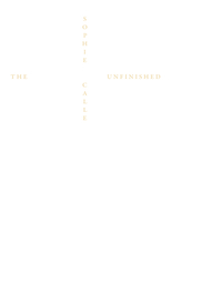 Catalogue raisonné of the unfinished