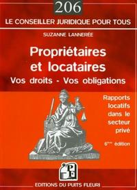 PROPRIETAIRES ET LOCATAIRES. VOS DROITS-VOS OBLIGATIONS. RAPPORTS LOCATIFS DANS