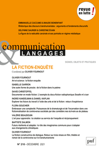 Communication et langages, 2021-4 (n° 210)
