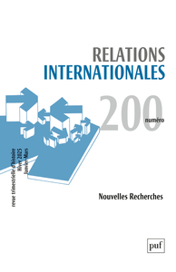 RELATIONS INTERNATIONALES 2024, N.200