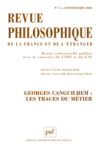 REVUE PHILOSOPHIQUE 2020, T.14
