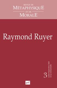 Revue de métaphysique et de morale 2020-3
