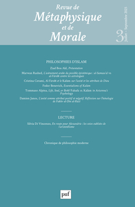 REVUE DE METAPHYSIQUE ET MORALE, 2025-3