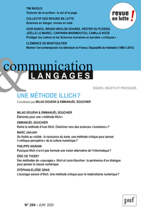 Communication et langages 2020, n.204