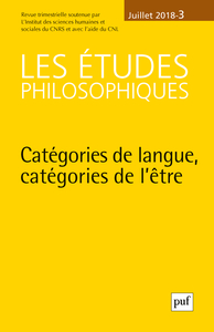 Les Études philosophiques, 2018-3
