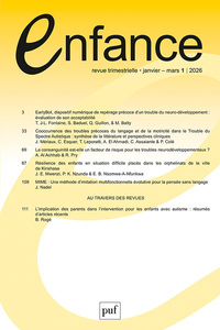 Enfance 2026, N.78(1)