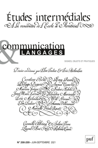 Communication et langages 2021, n.208-209
