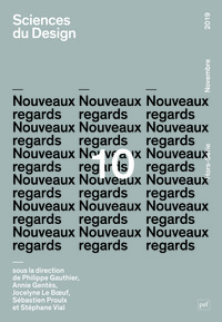 SCIENCES DU DESIGN 2019 (10) - NOUVEAUX REGARDS