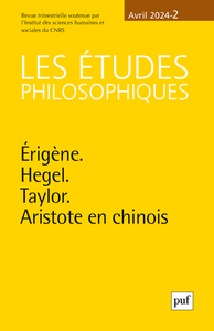 ETUDES PHILOSOPHIQUES 2024, N.2