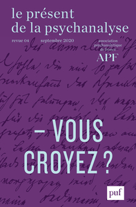 Le present de la psychanalyse, vol. 4 (2020-2)