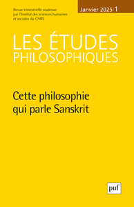 ETUDES PHILOSOPHIQUES 2025, N.1