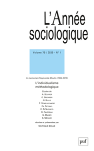 ANNEE SOCIOLOGIQUE 2020, VOL. 70(1)