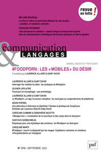 COMMUNICATION ET LANGAGES 2022, N.213