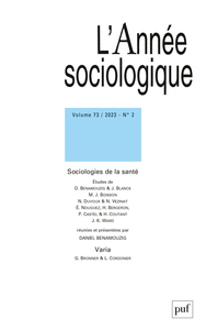 L'Année sociologique 2023-2