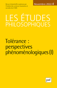 Les Études philosophiques, 2022-4