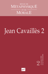 Revue de métaphysique et de morale 2020-2