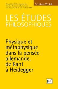 Etudes philosophiques 2019, n.4