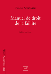 Manuel de droit de la faillite