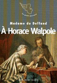 A HORACE WALPOLE