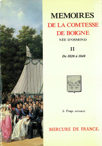 Mémoires (Tome 2-De 1820 à 1848)