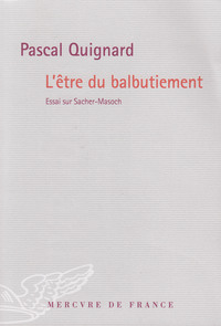 L'Être du balbutiement