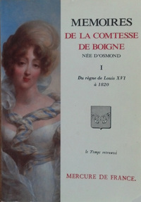 Mémoires (Tome 1-Du règne de Louis XVI à 1820)