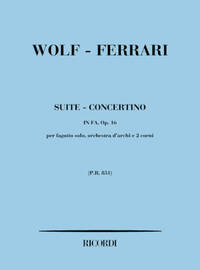 SUITE - CONCERTINO IN FA OP. 16