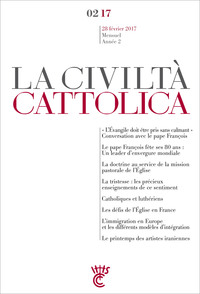 Civilta cattolica fevrier 2017