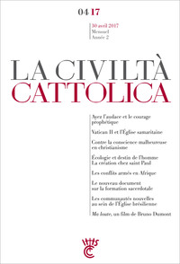 Civilta cattolica avril 2017
