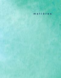 MATIERES - NUMERO 13