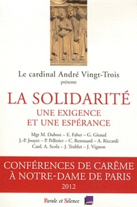 la solidarite une exigence et une esperance