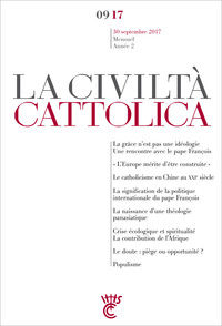 Civilta cattolica septembre 2017