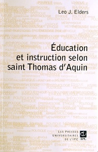 education et instruction selon st thomas d aquin