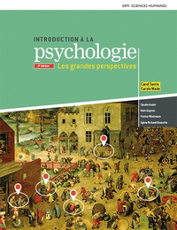 INTRODUCTION A LA PSYCHOLOGIE : LES GRANDES PERSPECTIVES - 3E EDITION - MANUEL + VERSION NUMERIQUE 1
