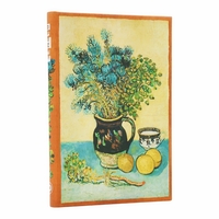 CARNET RIGIDE NATURE MORTE DE VAN GOGH MINI NON LIGNE