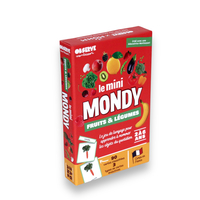 LE MINI MONDY FRUITS ET LEGUMES : LE JEU DE CARTES AUX VRAIES PHOTOS POUR DECOUVRIR LES FRUITS ET LE