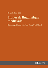 ETUDES DE LINGUISTIQUE MEDIEVALE