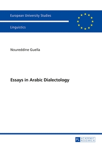 ESSAYS IN ARABIC DIALECTOLOGY