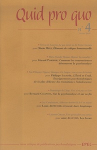 QUID PRO QUO TOME 4