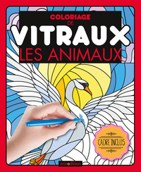 COLORIAGE DE VITRAUX - LES ANIMAUX