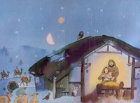 calendrier de l'avent creche de noel gantschev