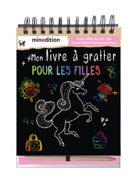 mon livre a gratter pour les filles