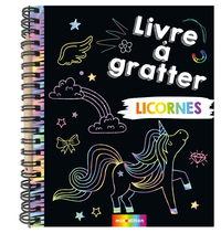 MINI LIVRE A GRATTER LICORNES - NED