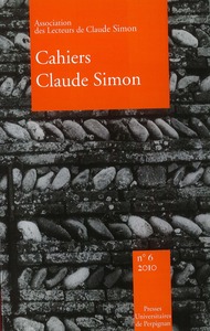 Cahiers claude simon n 6