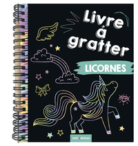 LIVRE A GRATTER LICORNES (MINI-LIVRE)