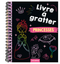 MINI-LIVRE A GRATTER - PRINCESSES