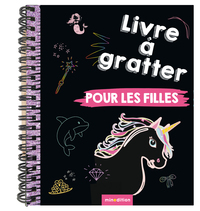 Mini livre à gratter - Pour les filles